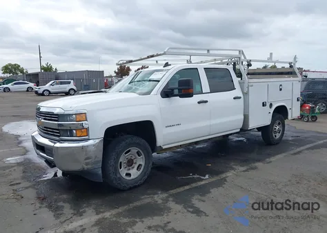 2016 Chevrolet Silverado 2500Hd Wt из США, поврежденный, VIN 1GC1CUEG2GF102108